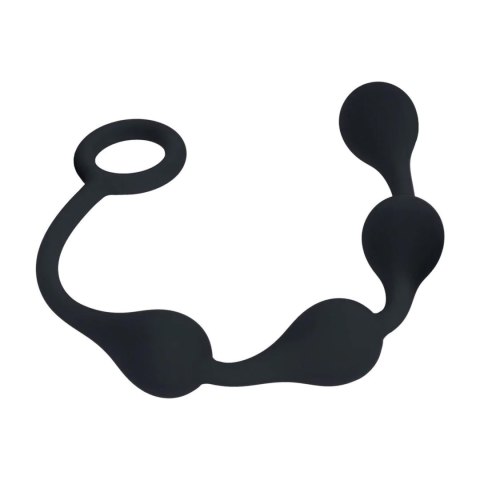 Kulki analne silikonowe Levelz Waterdrop S czarny