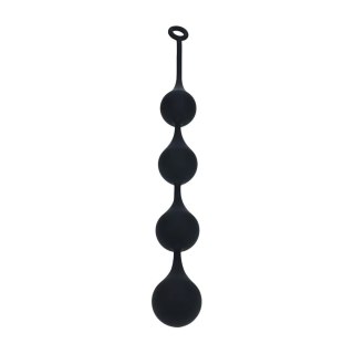 Kulki analne silikonowe kropla wody Levelz XXL czarne 57 cm