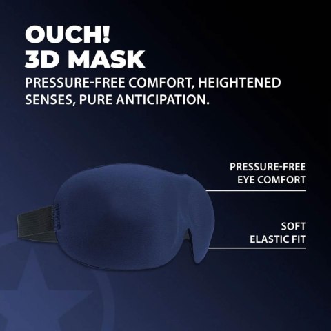 Opaska na oczy 3D Ouch granatowa