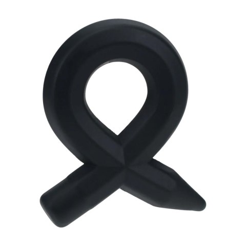 Pierścień erekcyjny silikonowy Levelz czarny 8 cm