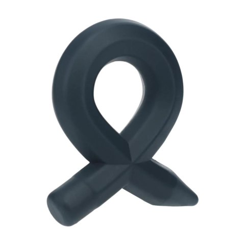 Pierścień erekcyjny silikonowy Levelz czarny 8 cm