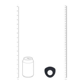 Pierścień erekcyjny wibrujący silikonowy Levelz Level 3 czarny 6,3cm