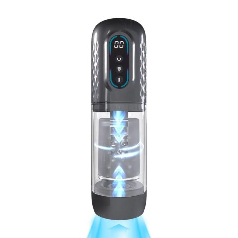 Masturbator pompka Vortex ssąco rotacyjny Pumped 30 cm