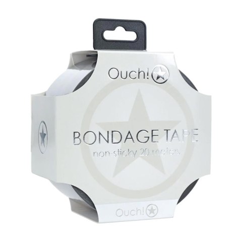 Taśma samoprzylepna do bondage Ouch srebrna 20 metrów