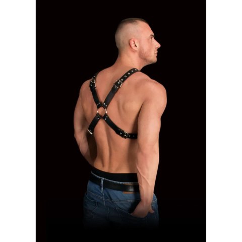 Uprząż halter Adonis wysoka Ouch! czarna