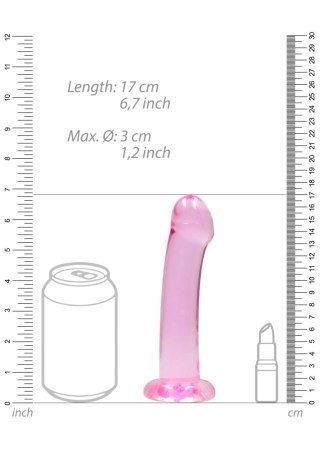 Dildo nerealistyczne RealRock z przyssawką 17 cm