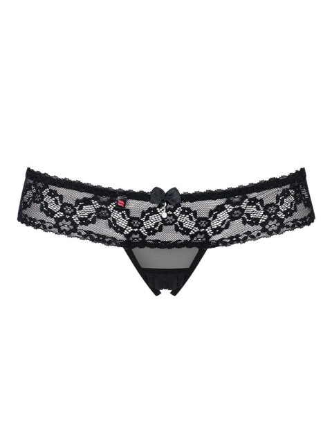 Koronkowe stringi otwarte Obsessive L/XL
