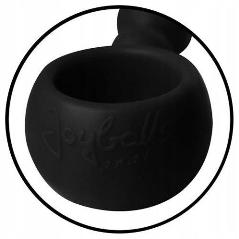 Kulki analne Joyballs Wave silikonowe czarne 17,5 cm