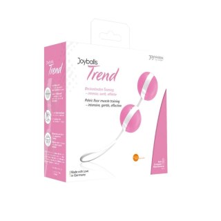 Kulki gejszy Joyballs Trend silikonowe różowo białe