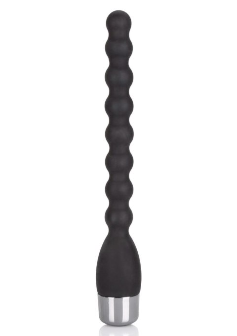 Silikonowy wibrujący korek analny Calexotics czarny 24 cm