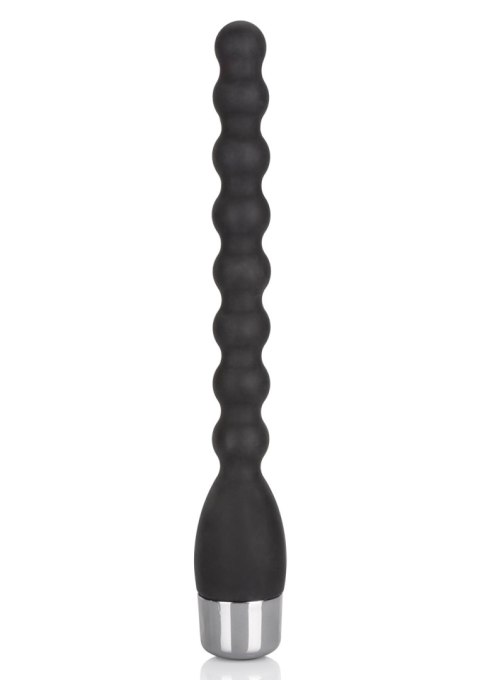 Silikonowy wibrujący korek analny Calexotics czarny 24 cm