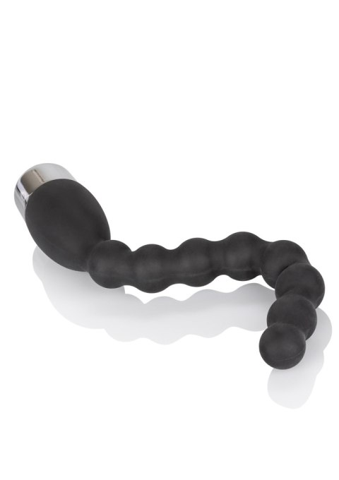 Silikonowy wibrujący korek analny Calexotics czarny 24 cm