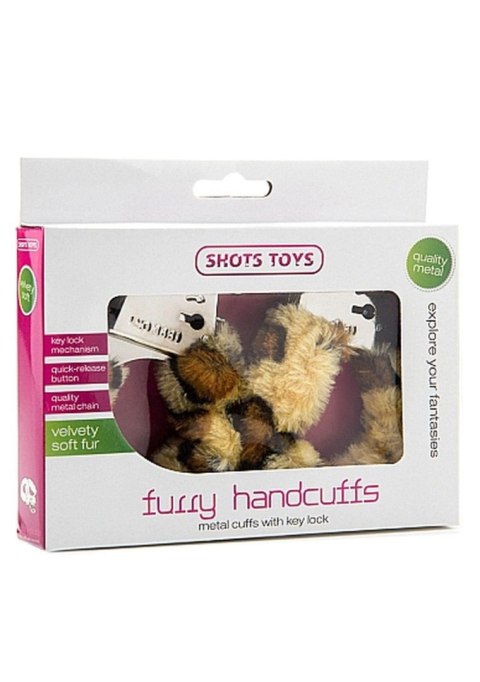 Futrzane kajdanki gepard ShotsToys