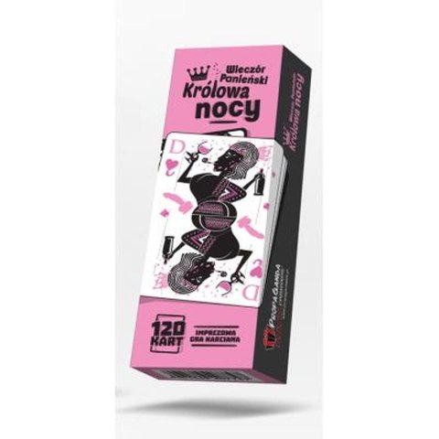 Gra karciana erotyczna Królowa Nocy PropaGanda 120 kart