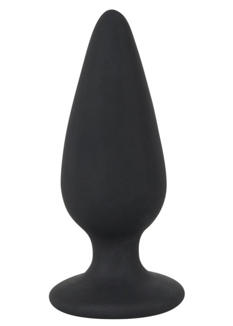Korek analny Heavy Black Velvets M czarny 8,9 cm