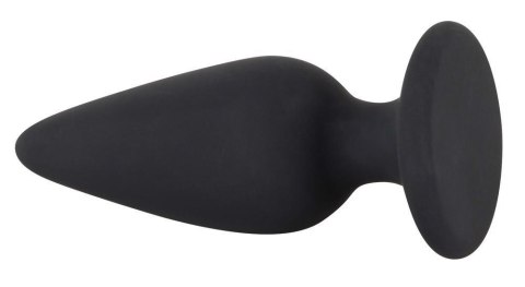 Korek analny Heavy Black Velvets M czarny 8,9 cm