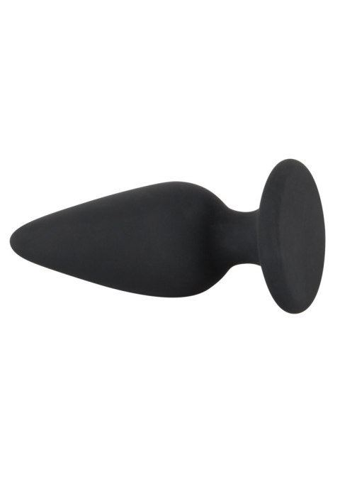 Korek analny Heavy Black Velvets M czarny 8,9 cm