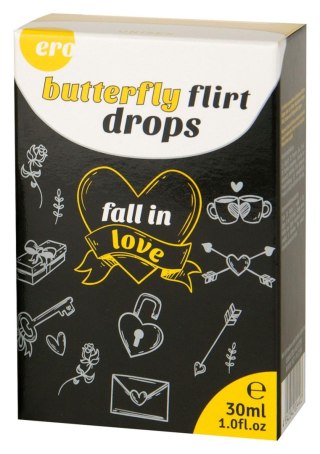 Krople afrodyzjaki Butterfly Flirt dla par Hot 30 ml