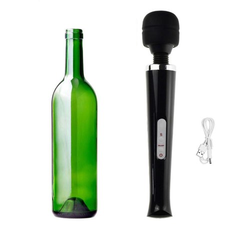 Masażer wand silikonowy Magic biały USB 10 programów