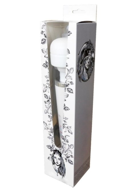 Masażer wand silikonowy Magic biały USB 10 programów
