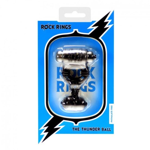 Pierścień wibrujący żelowy z kulką Rock Rings Thunder Ball