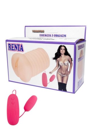 Realistyczny masturbator waginalny z wibracją Lyla 15 cm biały