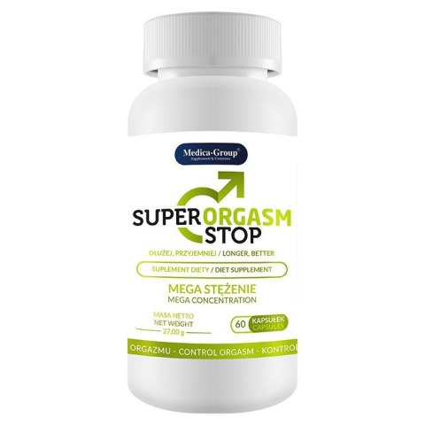 Suplement diety Super Orgasm Stop Medica 60 kapsułek
