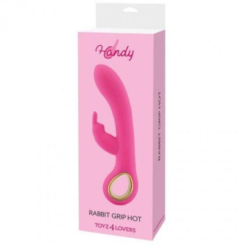 Wibrator króliczek Toyz4lovers silikonowy różowy USB 19 cm