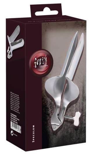 Wziernik waginalny stal nierdzewna fetish Collection 15 cm