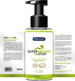 Żel opóźniający wytrysk Super Orgasm Stop Medica 150 ml