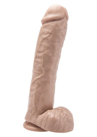 Dildo realistyczne ToyJoy z jądrami jasny 28 cm