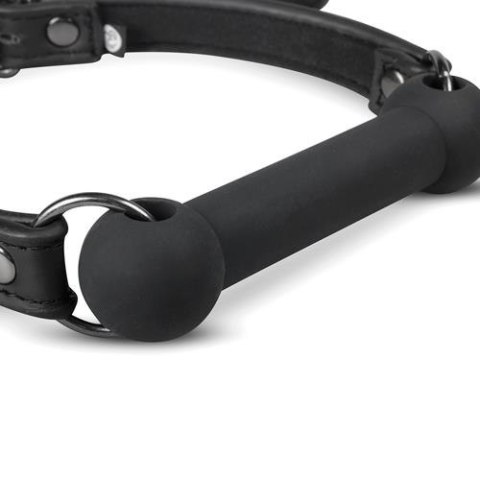 Knebel silikonowy EasyToys bit czarny 56 cm
