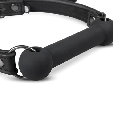 Knebel silikonowy EasyToys bit czarny 56 cm