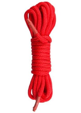Lina nylonowa do bondage EasyToys czerwona 10m