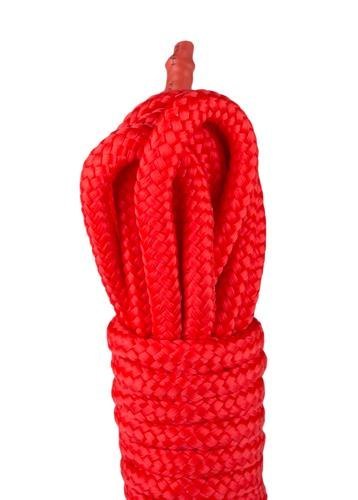 Lina nylonowa do bondage EasyToys czerwona 10m