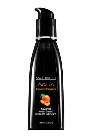 Lubrykant wodny smakowy brzoskwiniowy Wicked Aqua 120 ml