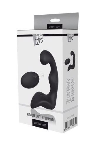 Masażer prostaty Cheeky Love Dream Toys silikonowy z pilotem czarny