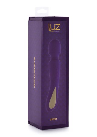 Masażer silikonowy Zenith ToyJoy fioletowy USB 23 cm