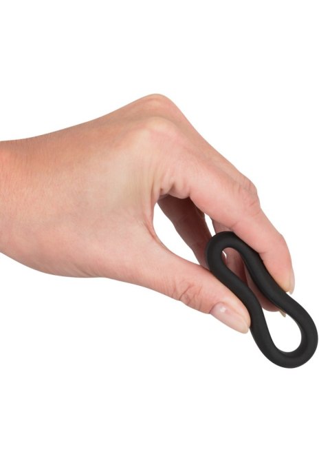 Pierścień erekcyjny silikonowy Black Velvets 3.8 cm