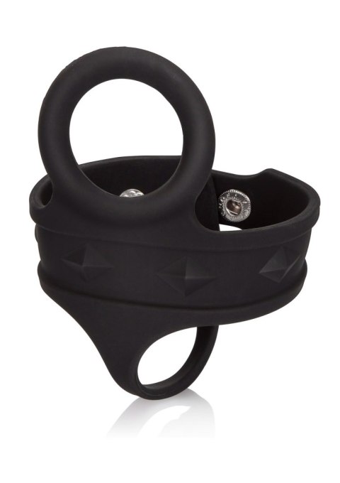 Pierścień erekcyjny silikonowy Calexotics 3 Snap czarny 21.5 cm