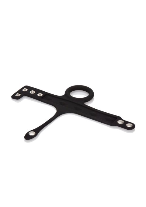 Pierścień erekcyjny silikonowy Calexotics 3 Snap czarny 21.5 cm