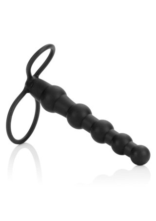Podwójny penetrator silikonowy Calexotics czarny 14.5 cm