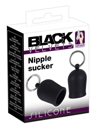 Pompki na sutki Black Velvets czarne silikonowe
