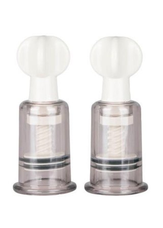 Pompki na sutki i łechtaczkę EasyToys transparentne małe 10 cm 2 szt