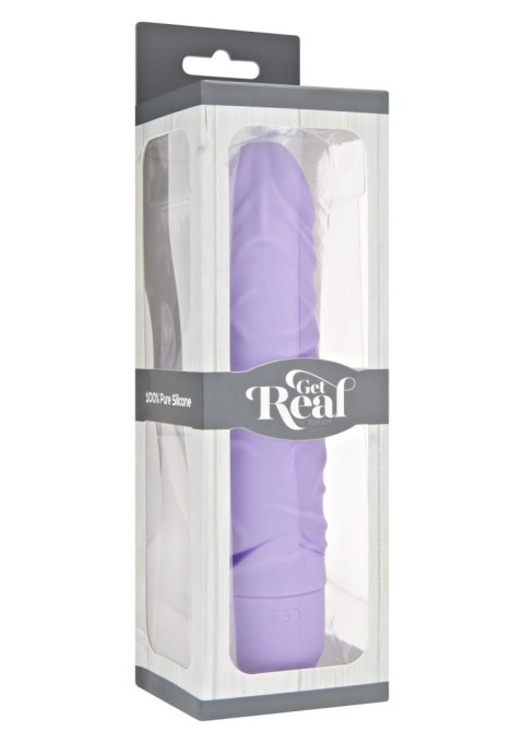 Wibrator silikonowy ToyJoy Classic Original fioletowy 20 cm