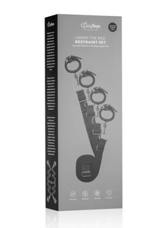 Zestaw wiązań pod materac EasyToys regulowany czarny