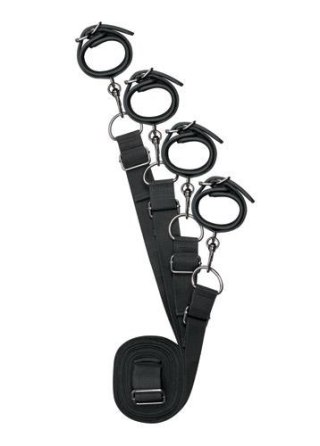 Zestaw wiązań pod materac EasyToys regulowany czarny