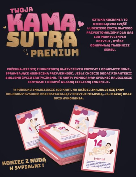 Gra erotyczna Kamasutra premium Grammi 100 kart