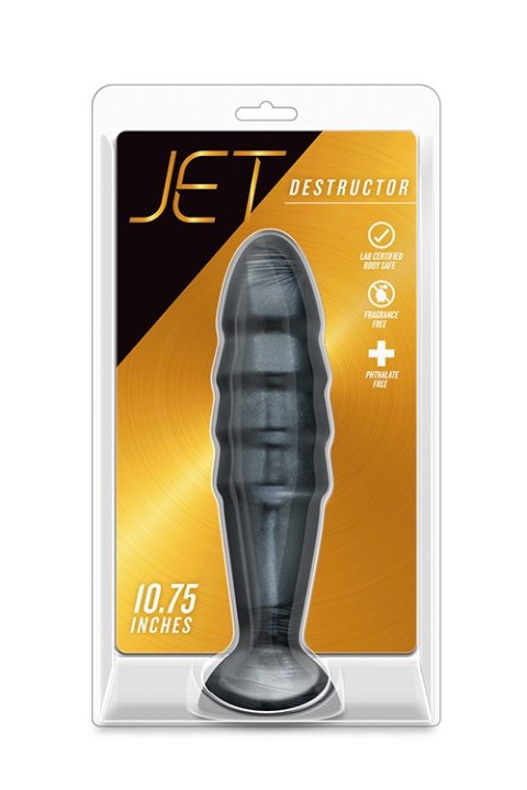 Korek analny Jet Destructor Blush carbon metaliczny 27 cm