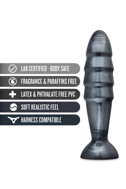 Korek analny Jet Destructor Blush carbon metaliczny 27 cm